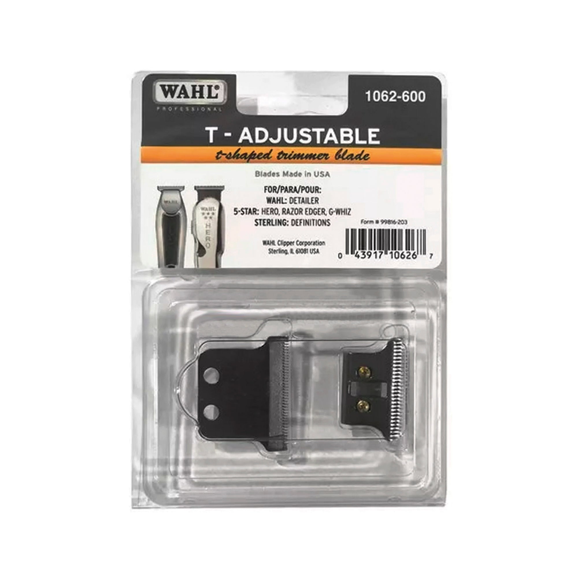 ADJUSTABLE T-SHAPED TRIMMER BLADE