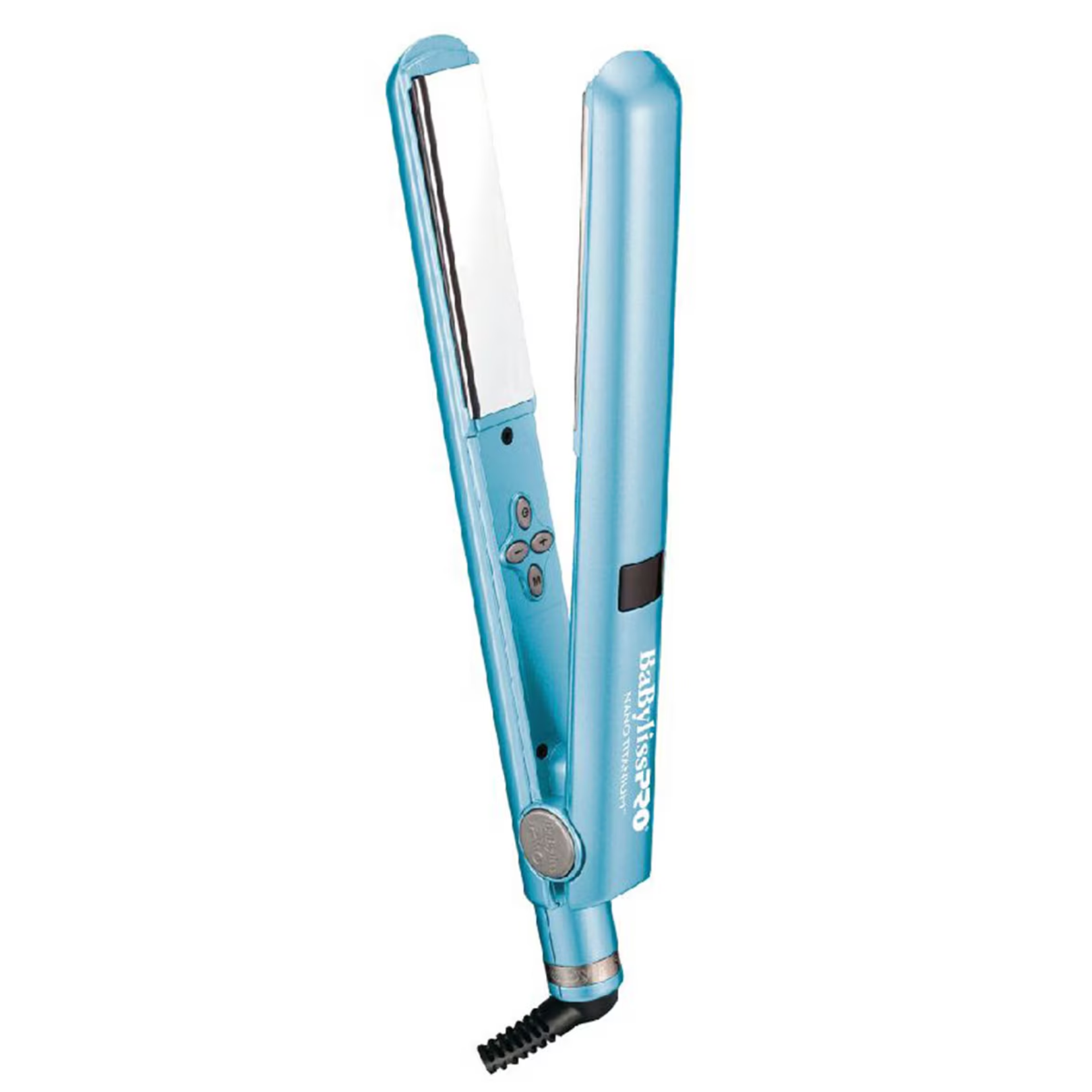 Alaciadora Babyliss Nano Titanium Digital de 1” Azul Cable 360