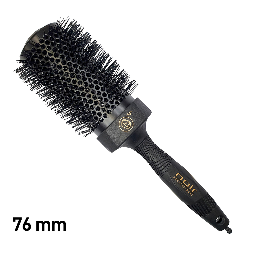 Kit Cepillos Térmicos Redondos Noir Professional Brushing Negro