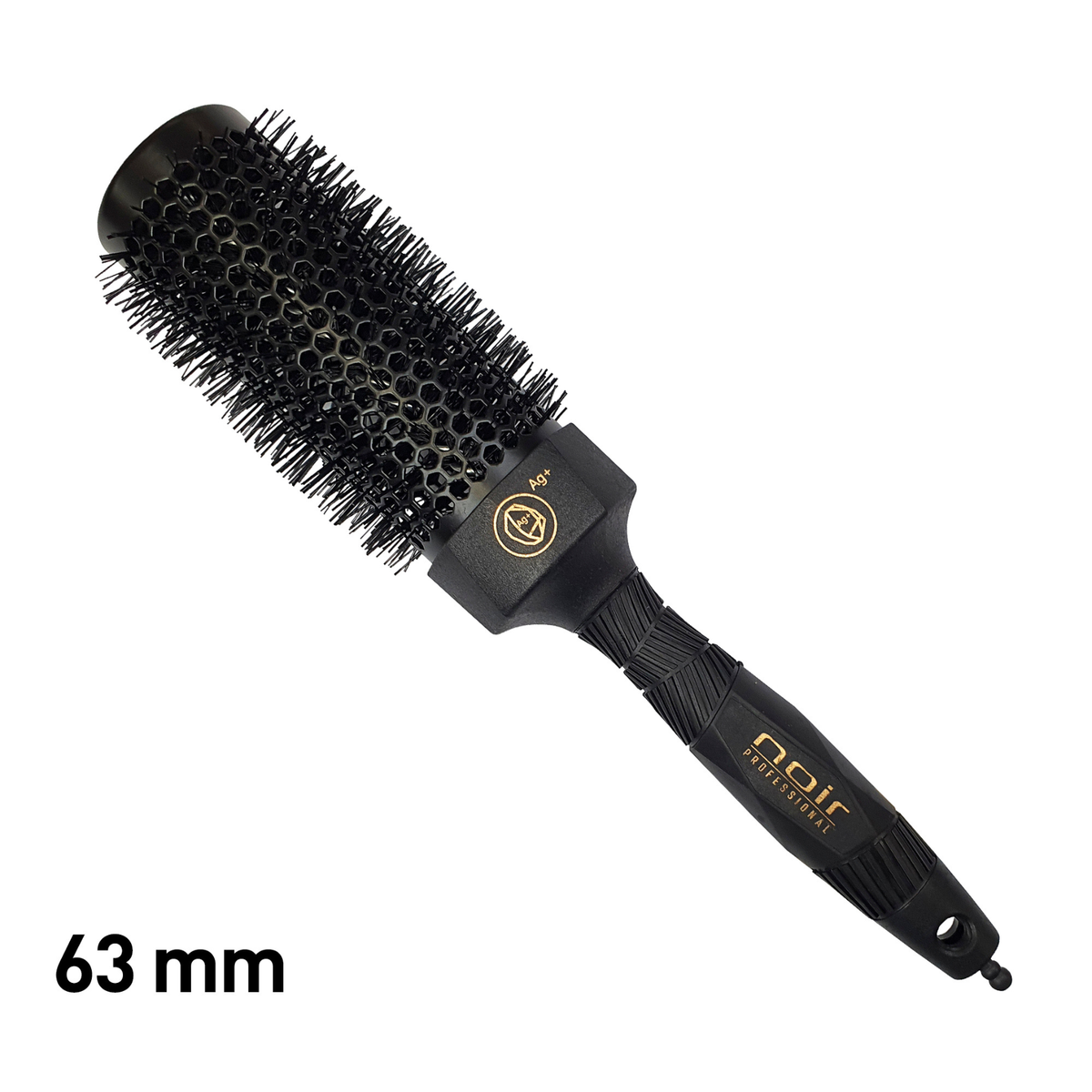 Kit Cepillos Térmicos Redondos Noir Professional Brushing Negro
