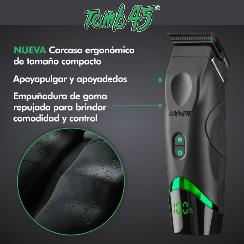 RECORTADORA BABYLISSPRO TOMB45 CUCHILLA FADE DE TITANIO