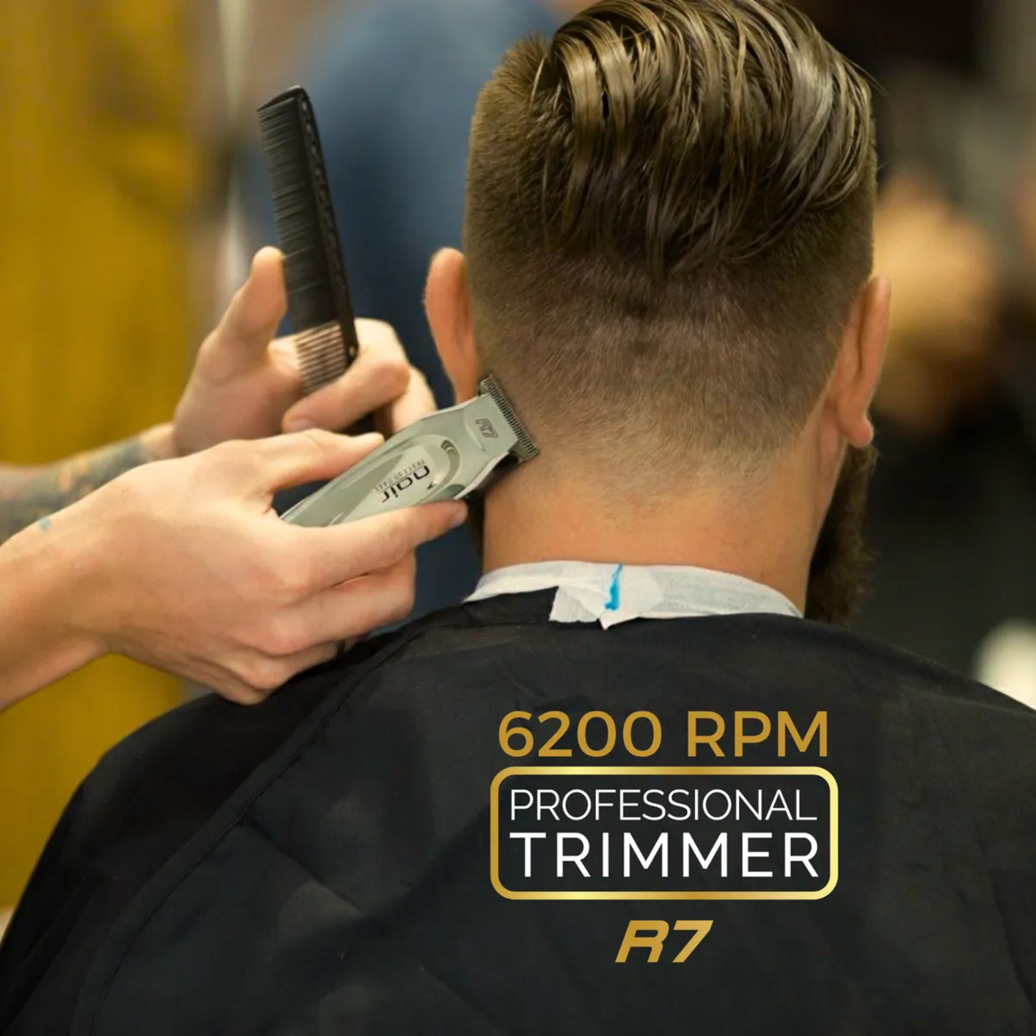 Combo Noir Pro Cortadora Clipper y Trimmer Alámbrico Silver Mate