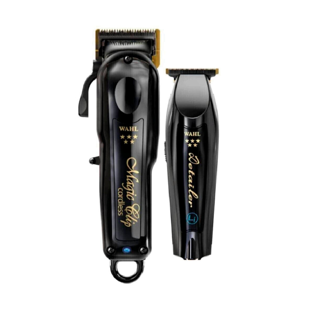 Combo Kit Wahl Cortadora 5 Stars Magic Clip y Detalladora Inalámbrica