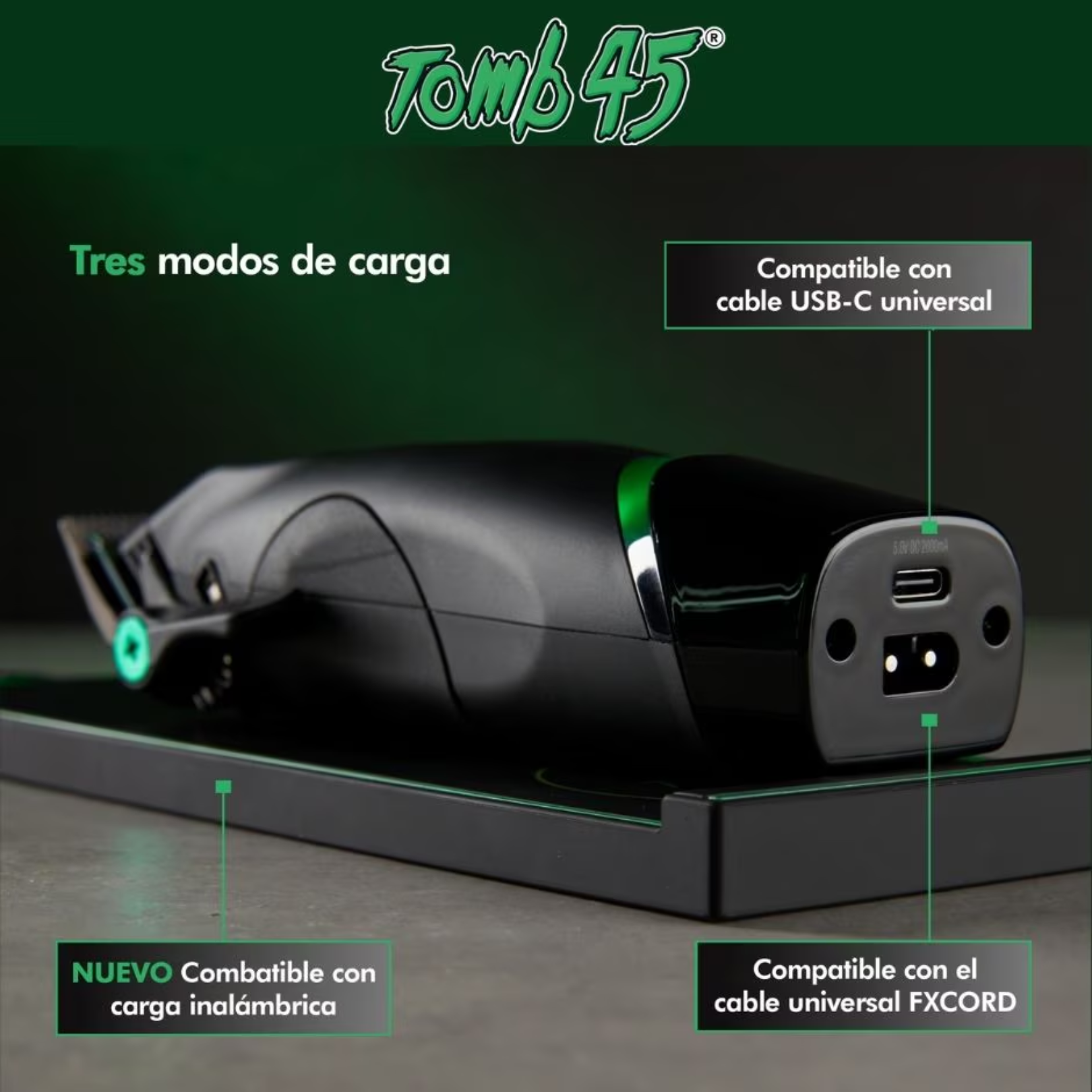 RECORTADORA BABYLISSPRO TOMB45 CUCHILLA FADE DE TITANIO