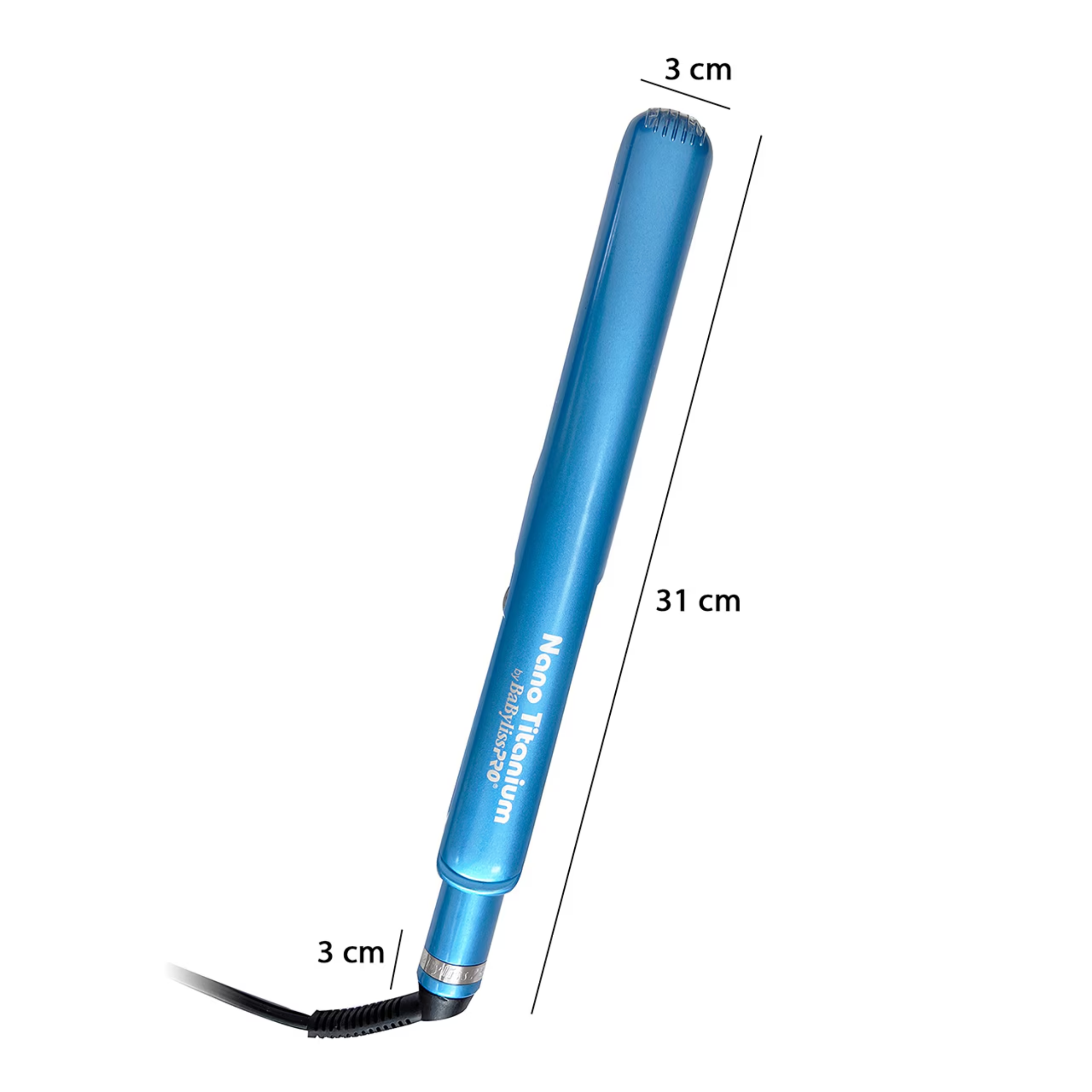 Alaciadora Babyliss De 1" Nano Titanium Sol Gel Azul