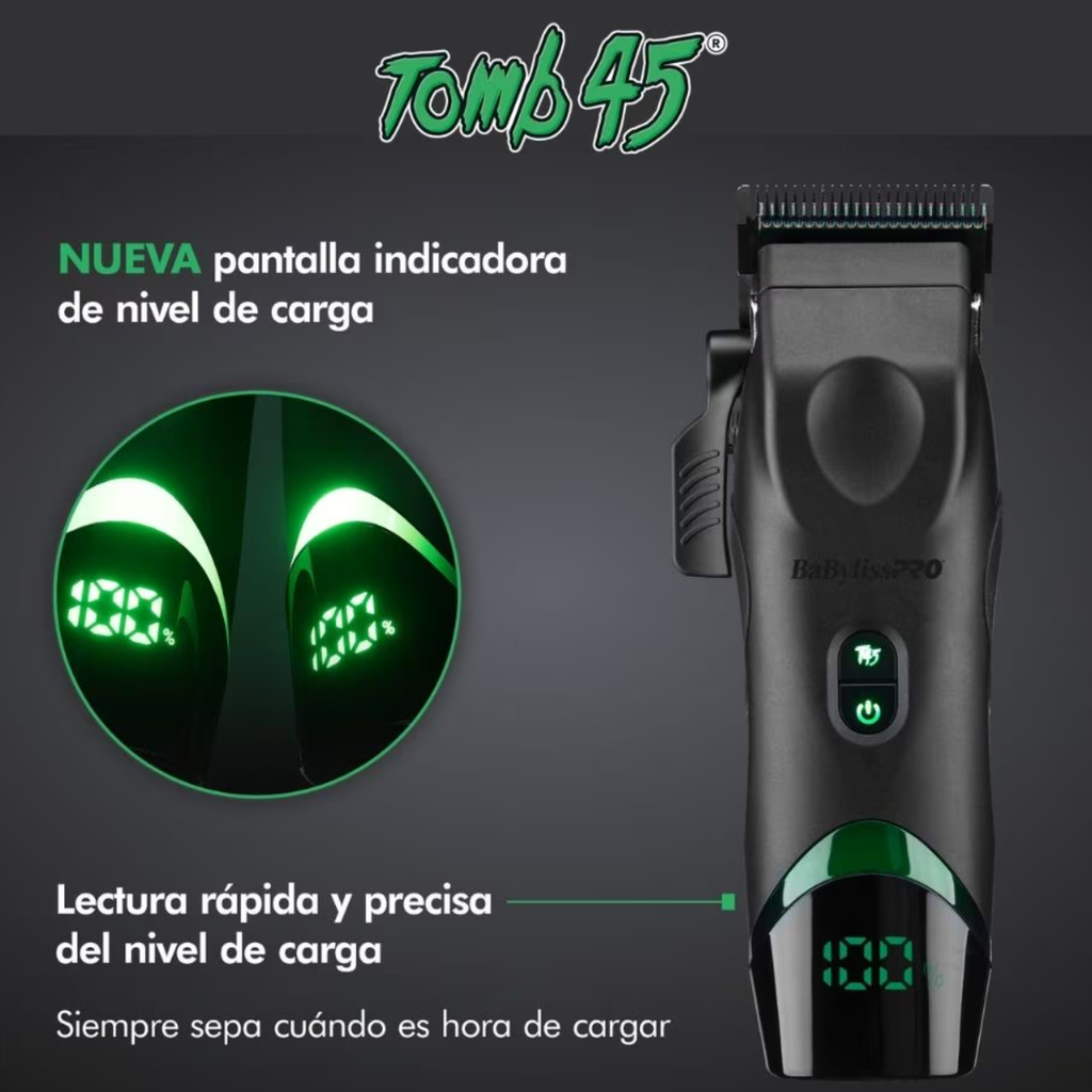 RECORTADORA BABYLISSPRO TOMB45 CUCHILLA FADE DE TITANIO