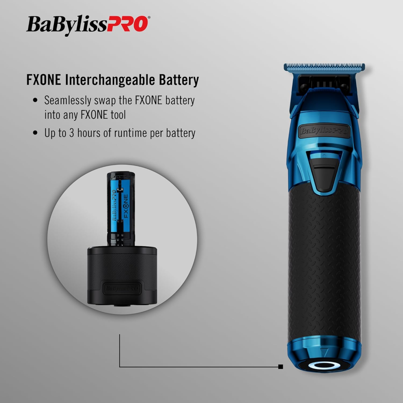 Trimmer BaBylissPRO Blue FXONE Inalámbrico