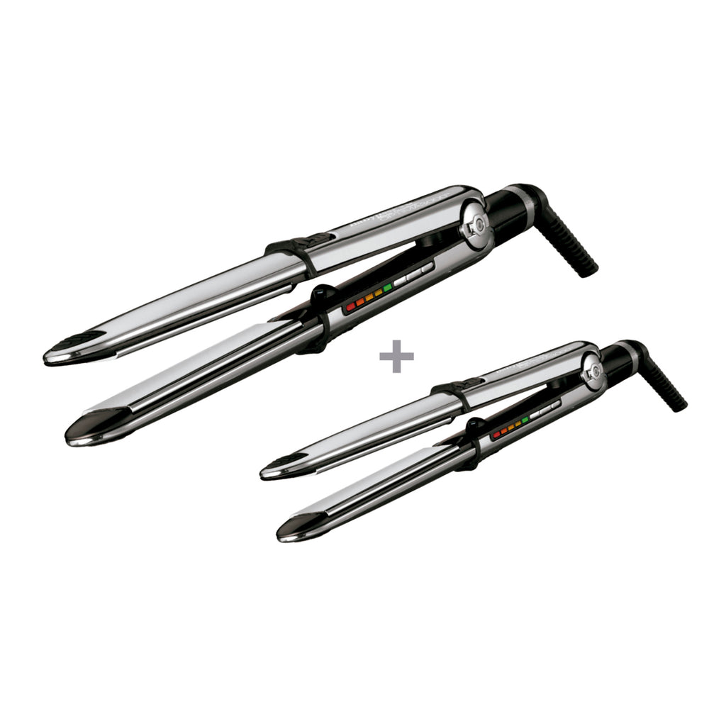 Combo Babyliss Pro De Alaciadora De 1"1/4 y Mini Alaciadora Nano Titanium