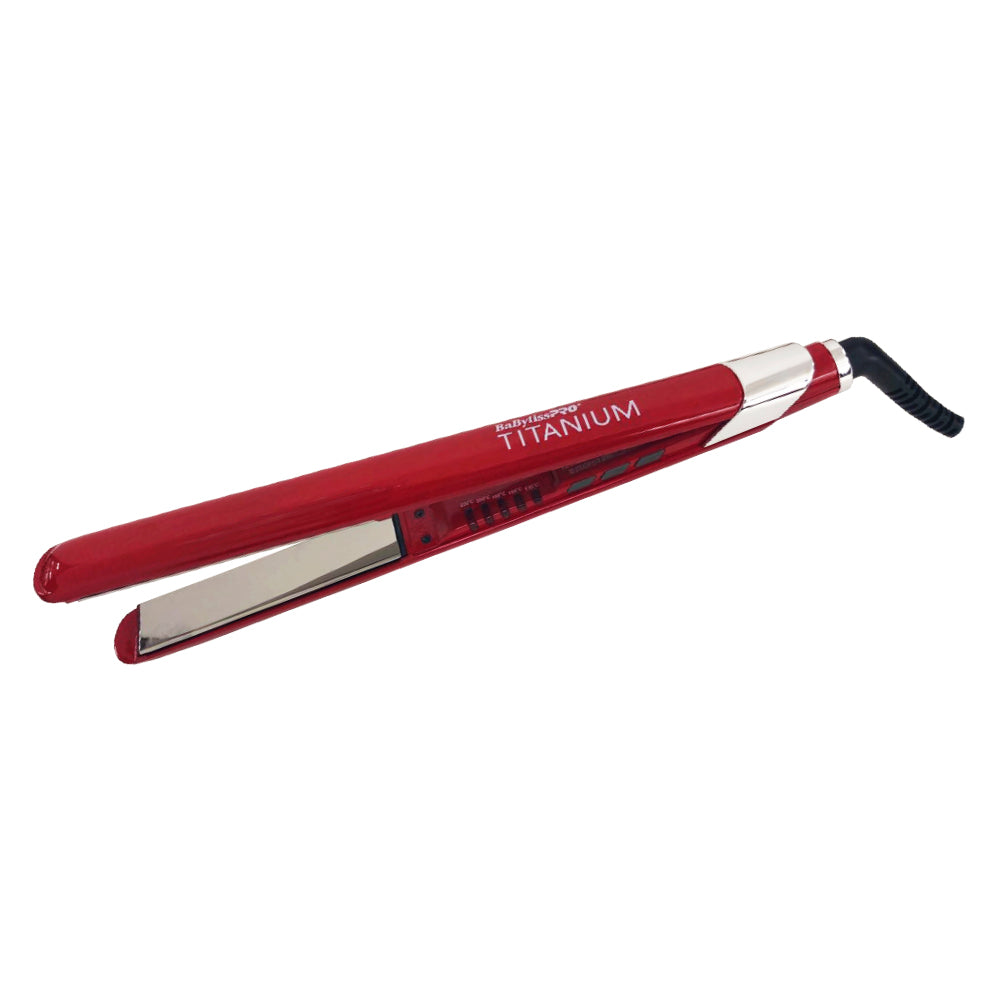 Alaciadora Babyliss Profesional de 1" Roja Nano Titanium