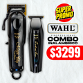 Combo Kit Wahl Cortadora 5 Stars Magic Clip y Detalladora Inalámbrica