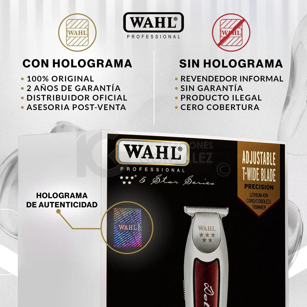 Trimeer Wahl 5 Stars Detalladora Burgundy