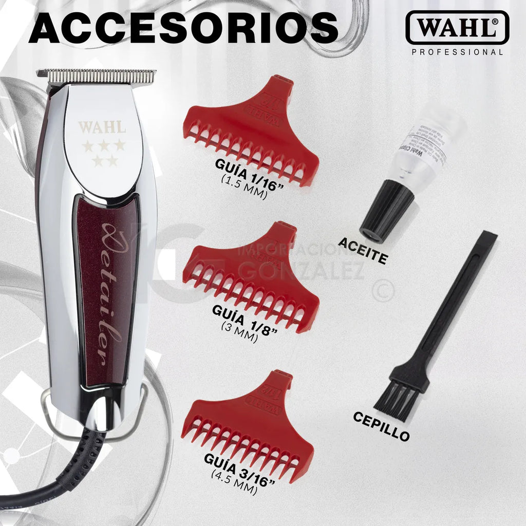 Trimeer Wahl 5 Stars Detalladora Burgundy