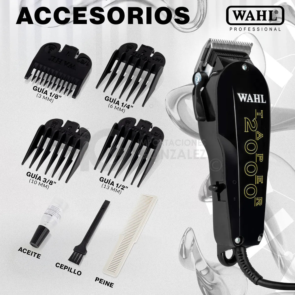 Cortadora Wahl Professional Taper 2000 Negra