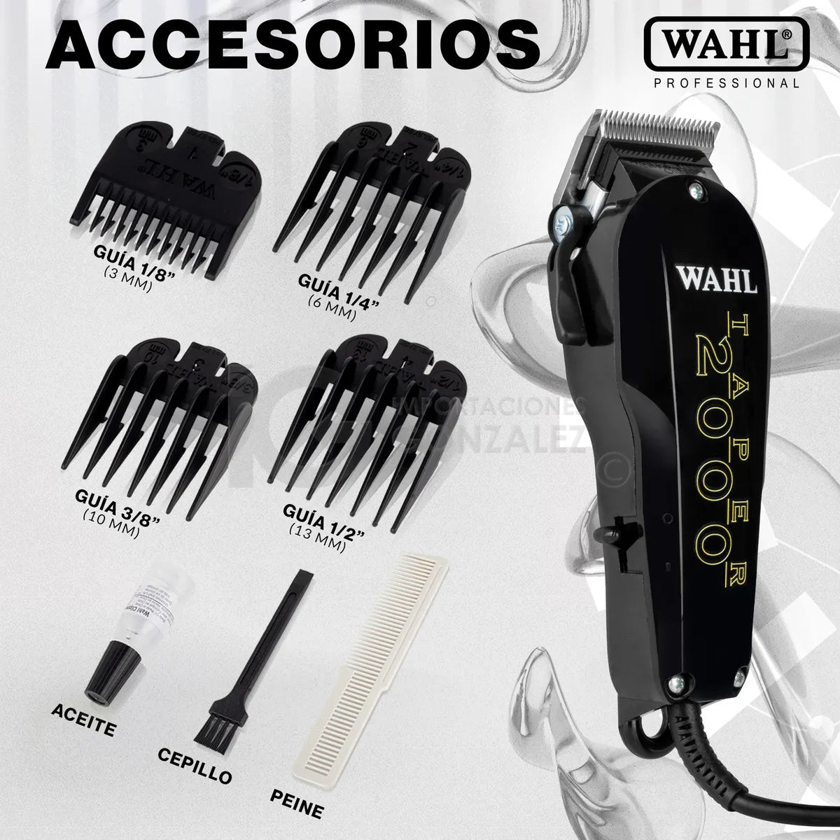 Cortadora Wahl Professional Taper 2000 Negra