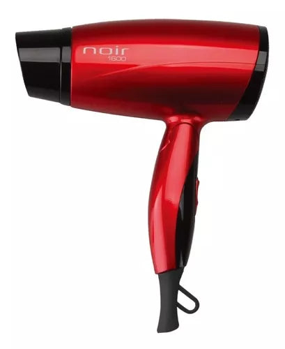 Combo Kit Noir Secadora Mini Roja y Alaciadora De Titanio de 1” Dorada