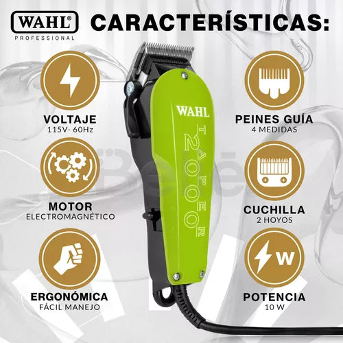 Cortadora Wahl Professional Taper 2000 Verde