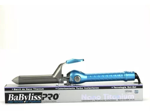 Tenaza Barril Babyliss Pro De 1” Nano Titanium