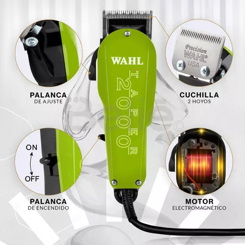Cortadora Wahl Professional Taper 2000 Verde