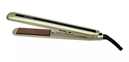 Combo Kit Noir Secadora Mini Roja y Alaciadora De Titanio de 1” Dorada