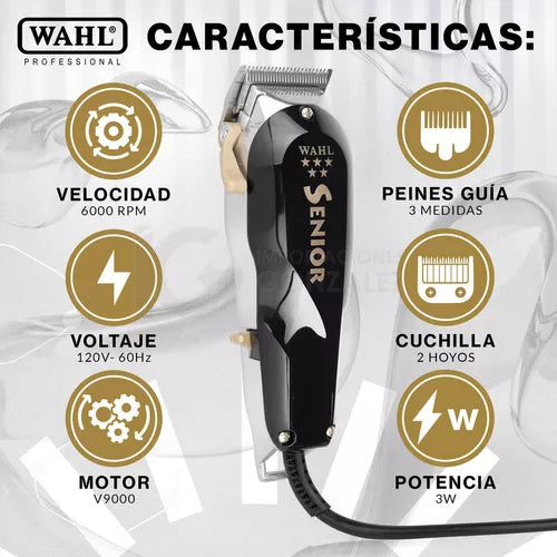Máquina Cortadora Wahl Senior Profesional Alámbrica