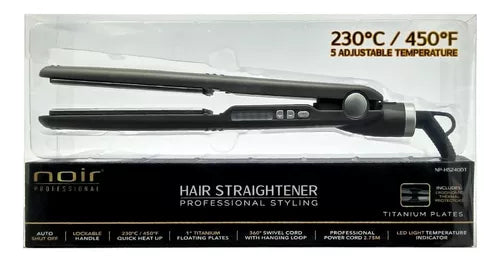 Combo Kit Noir Pro Secadora y Alaciadora Titanio de 1” Gris