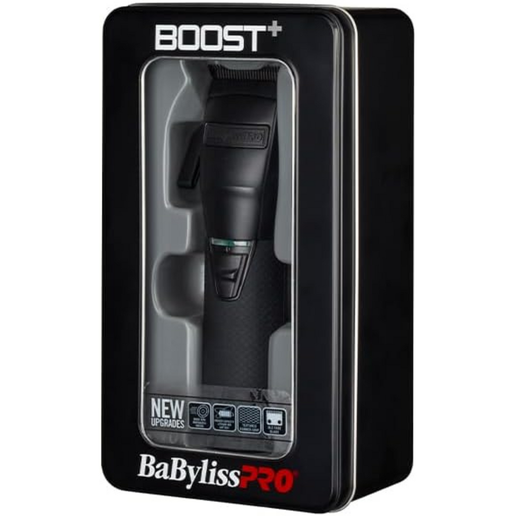 Recortadora Babyliss Pro BLACKFX Boost y Cuchilla Fade DLC Titanium