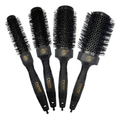 Kit Cepillos Térmicos Redondos Noir Professional Brushing Negro