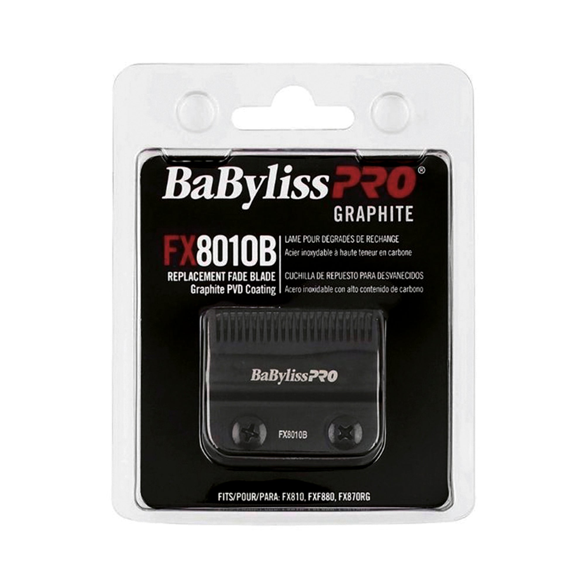 Cuchilla Babyliss Fade De Grafito Negro Original