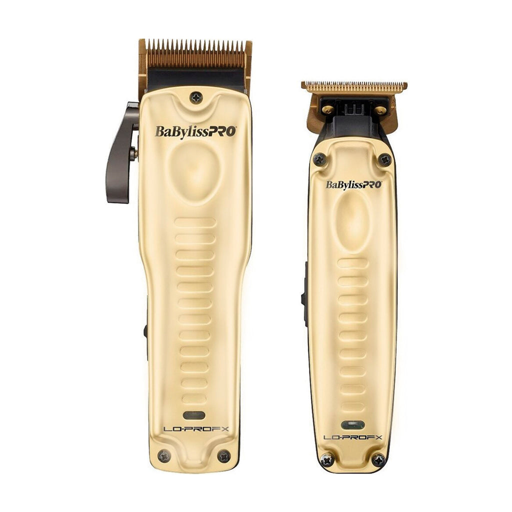 Combo Babyliss Pro Trimmer y Clipper LO-PROFX Edición Limitada Dorada