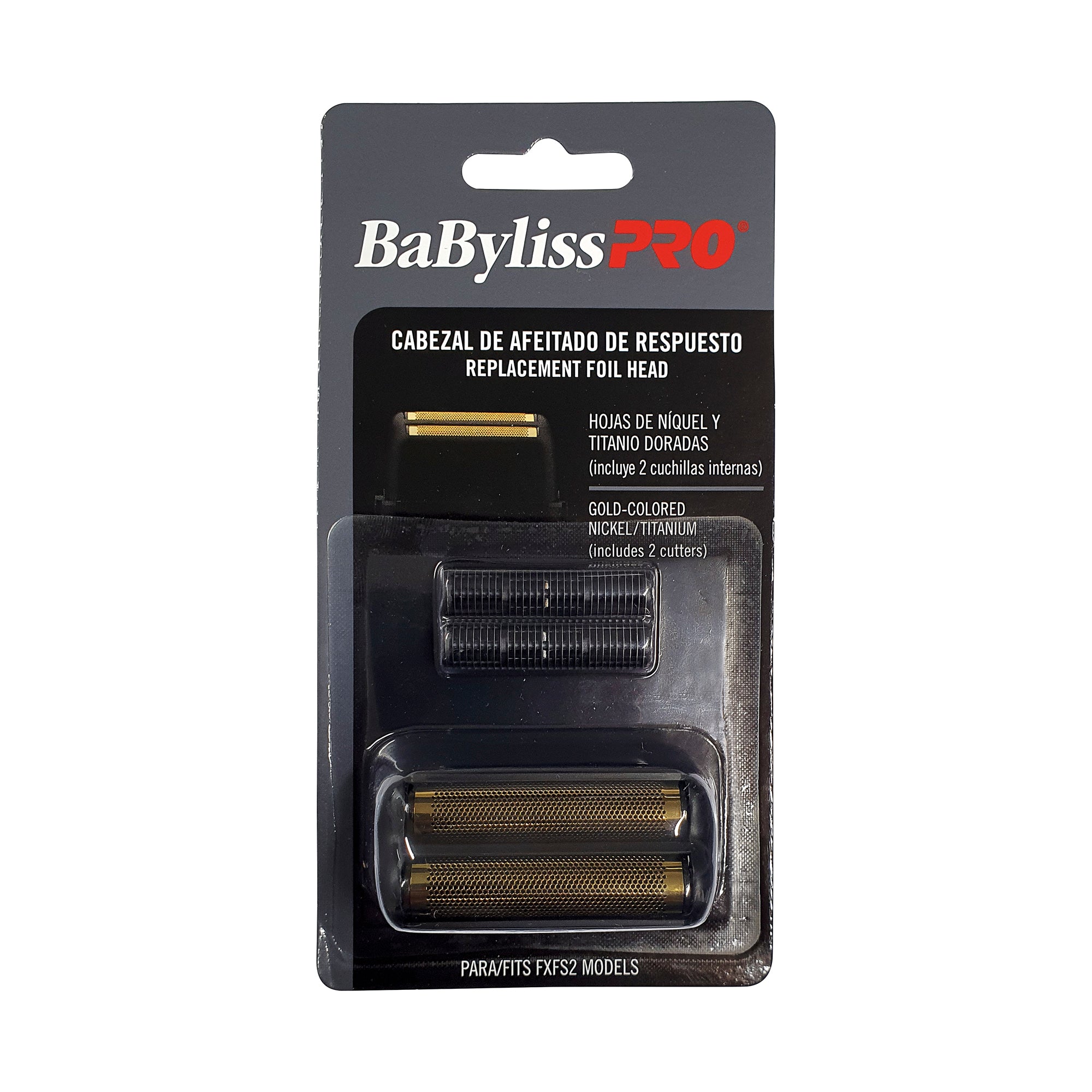Repuesto Babyliss Cuchillas Black Shaver Cabeza De Afeitadora Negro