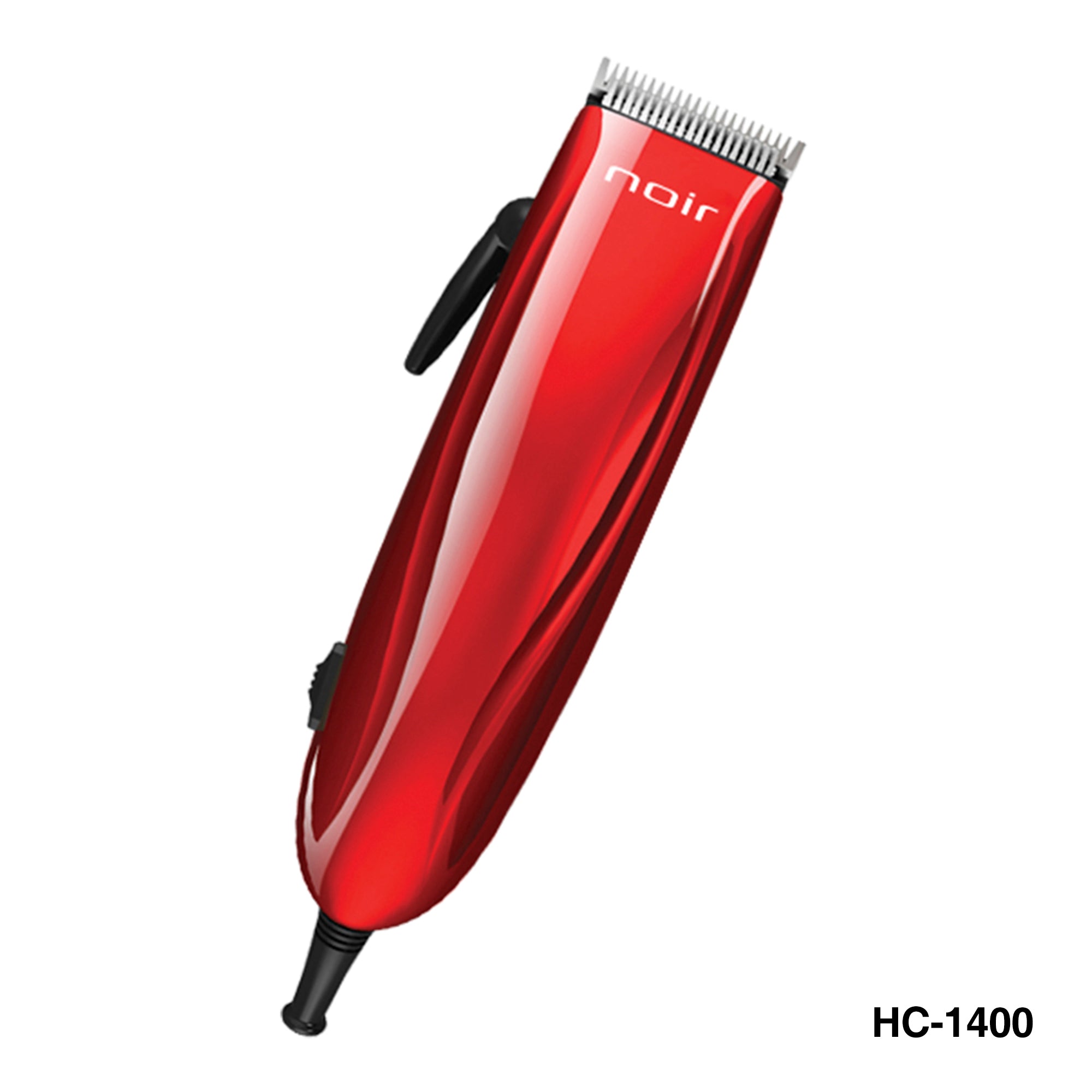 Kit Peluquería Recortadora Noir Roja Con Accesorios