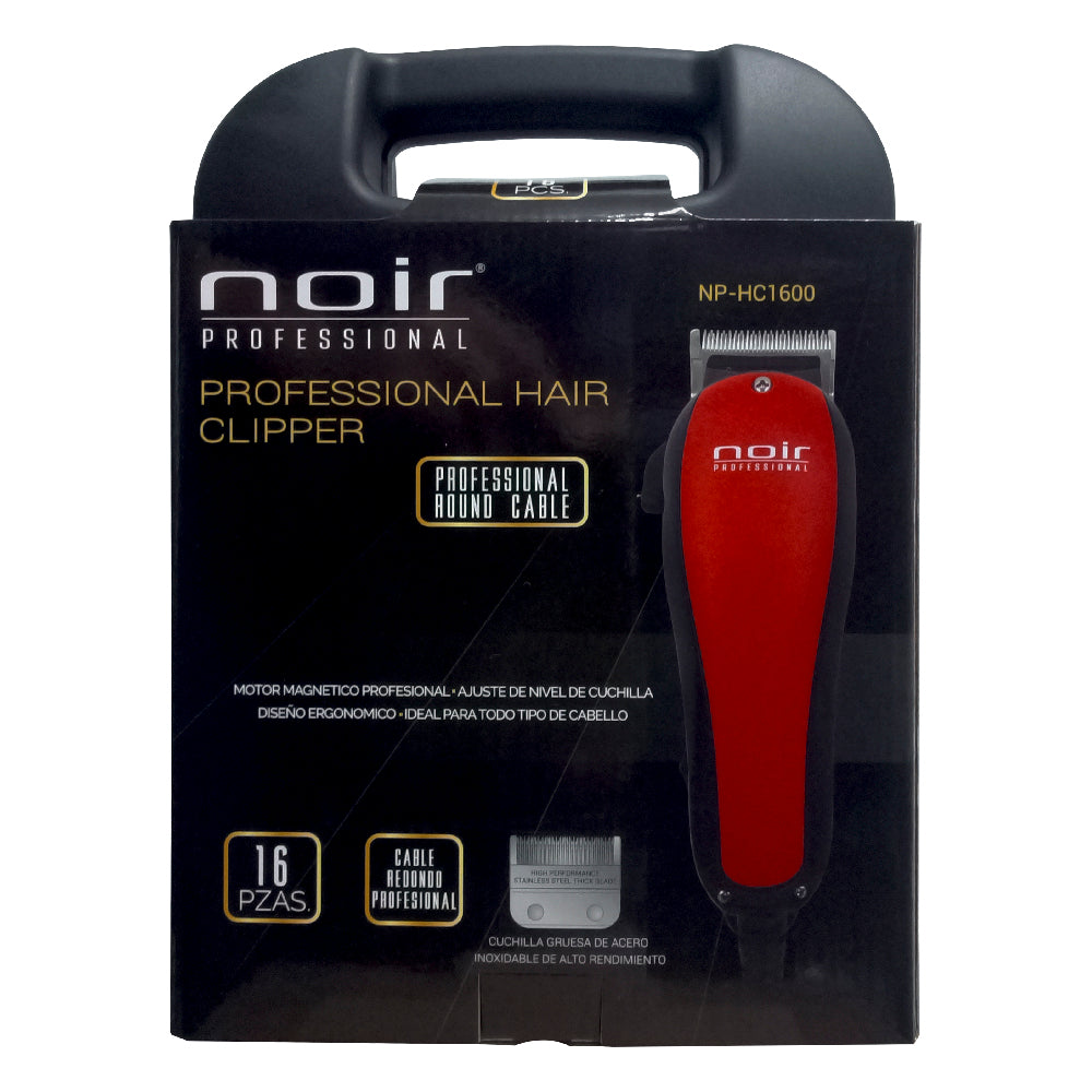 Cortadora Noir Pro Kit De Peluquería Accesorios y Estuche Rígido