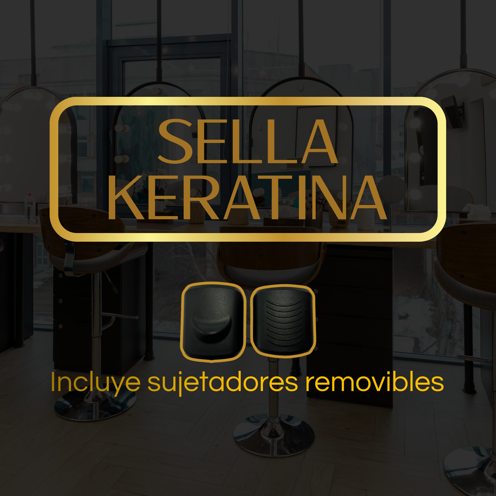 Combo Kit Noir Pro Secadora y Alaciadora Sella Keratina Titanio de 1” Gris