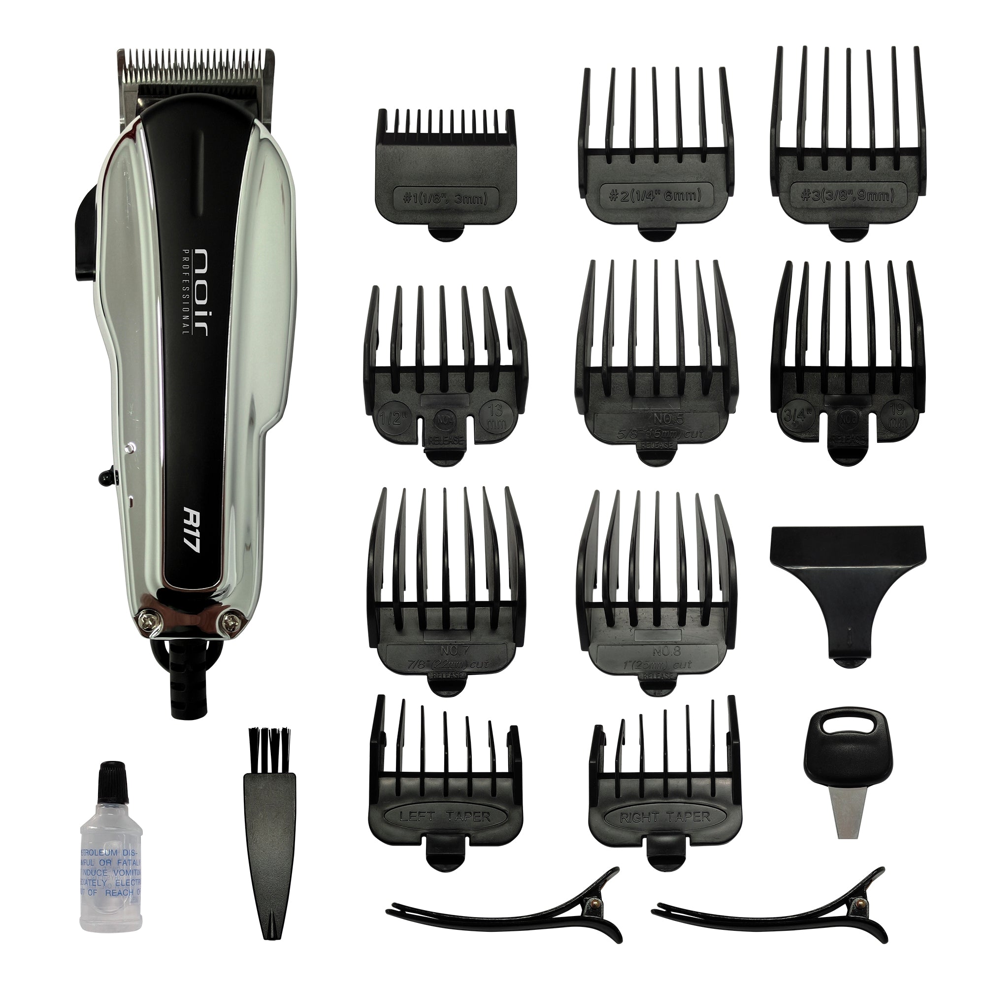 Recortadora Noir Professional R17 Silver Con Accesorios